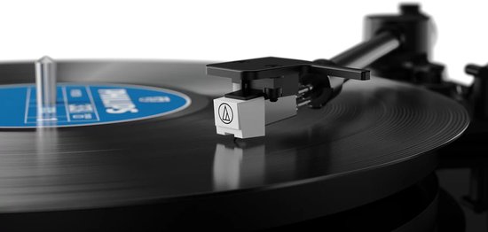 PHILIPS TAV5000/10 The Stevie Pro - Retro Bluetooth Platenspeler - Ingebouwde Stereo Speakers - 33⅓ en 45 RPM - Bluetooth 6.0 - Auto Stop - Auracast - 20W RMS - 33 1/3 & 45 RPM - Zwart — afbeelding 2