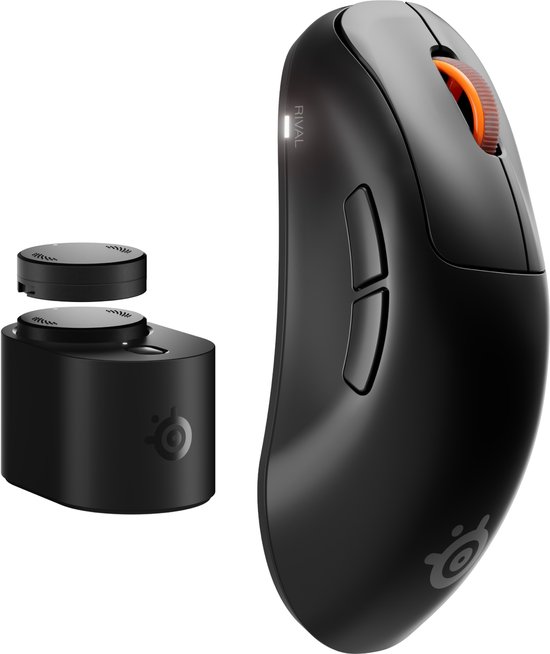 SteelSeries Rival Pro WL Mini Draadloze Gaming Muis Zwart
