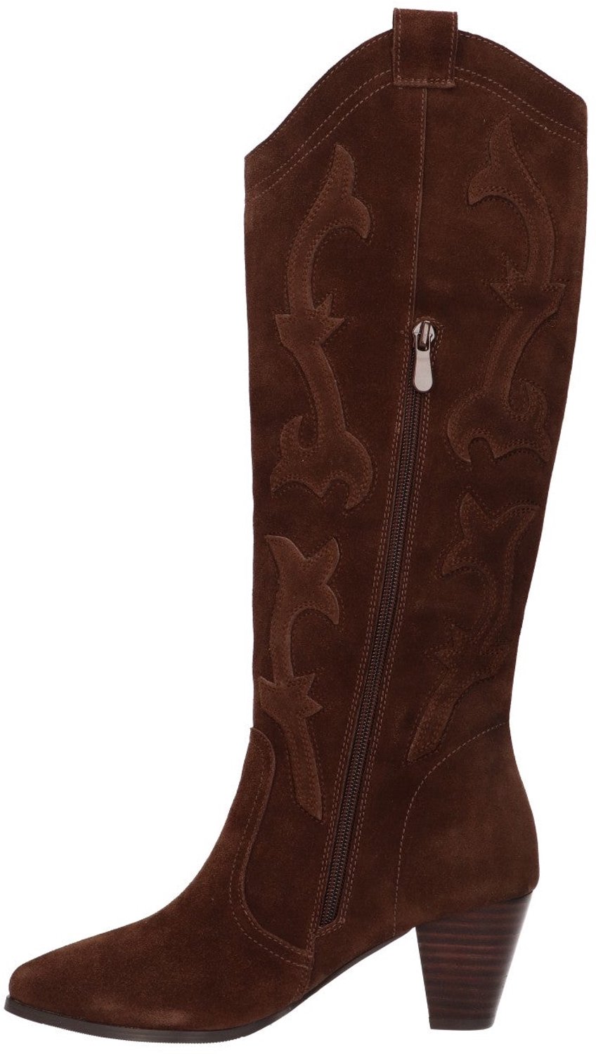 La Strada Western Boots Bruin Leer - Damesschoenen - Maat - 36