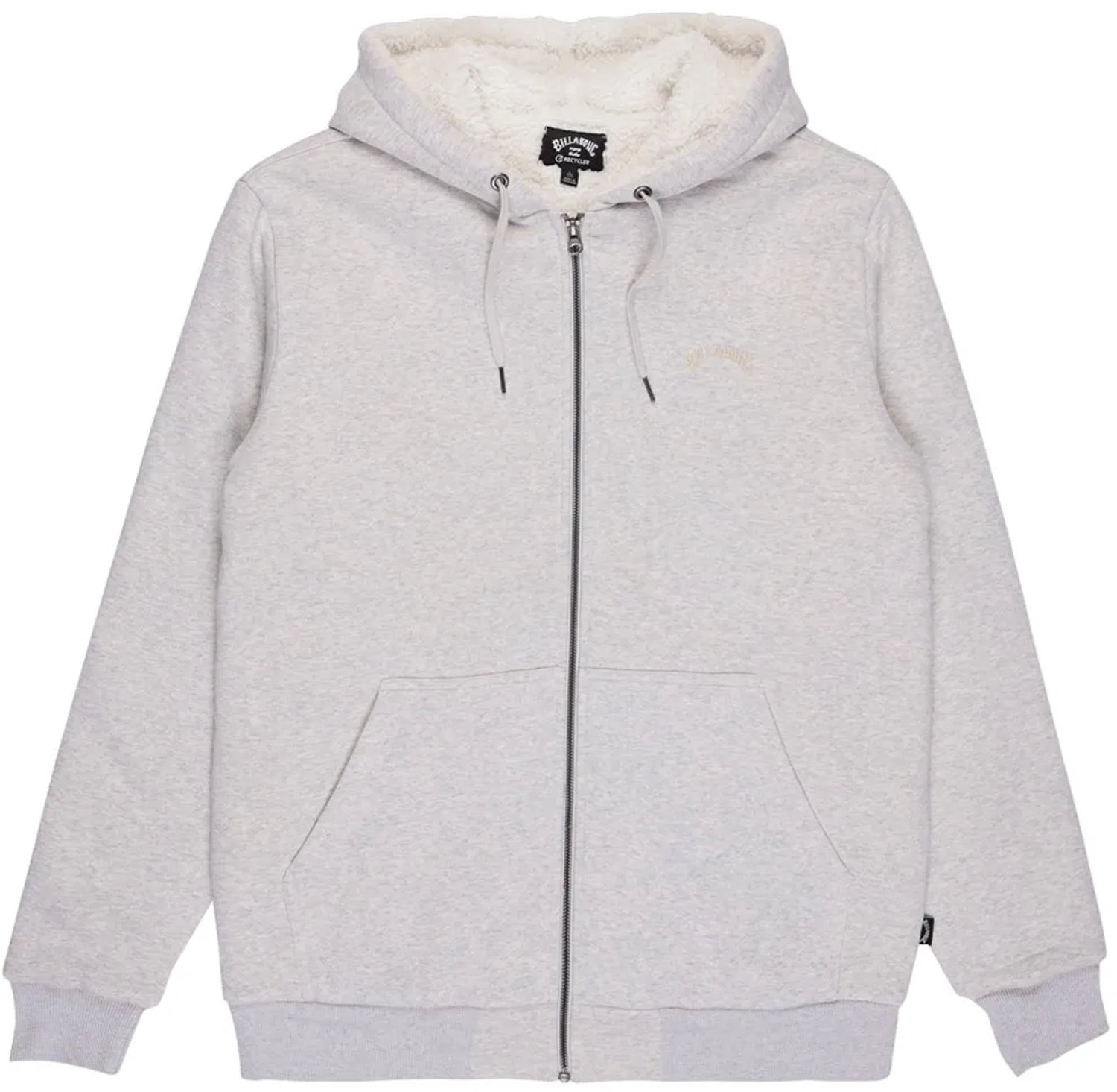 Billabong Arch Sherpa Sweatshirt Met Rits XL Man Grijs
