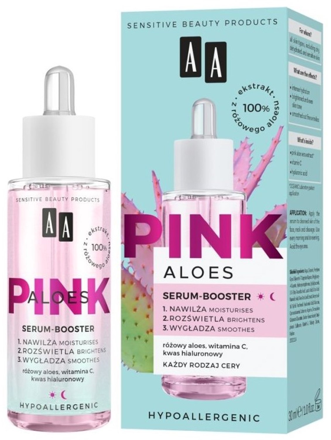 AA Aloes Pink Serum Booster 30ml