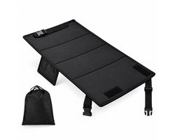 Livista® Baby Reishangmat – Multifunctioneel Stoelverlengstuk voor Onderweg – Comfortabel Babybed voor Vliegtuig, Trein en Auto – Waterbestendig en Wasbaar – Afmetingen 79x44cm – Zwart