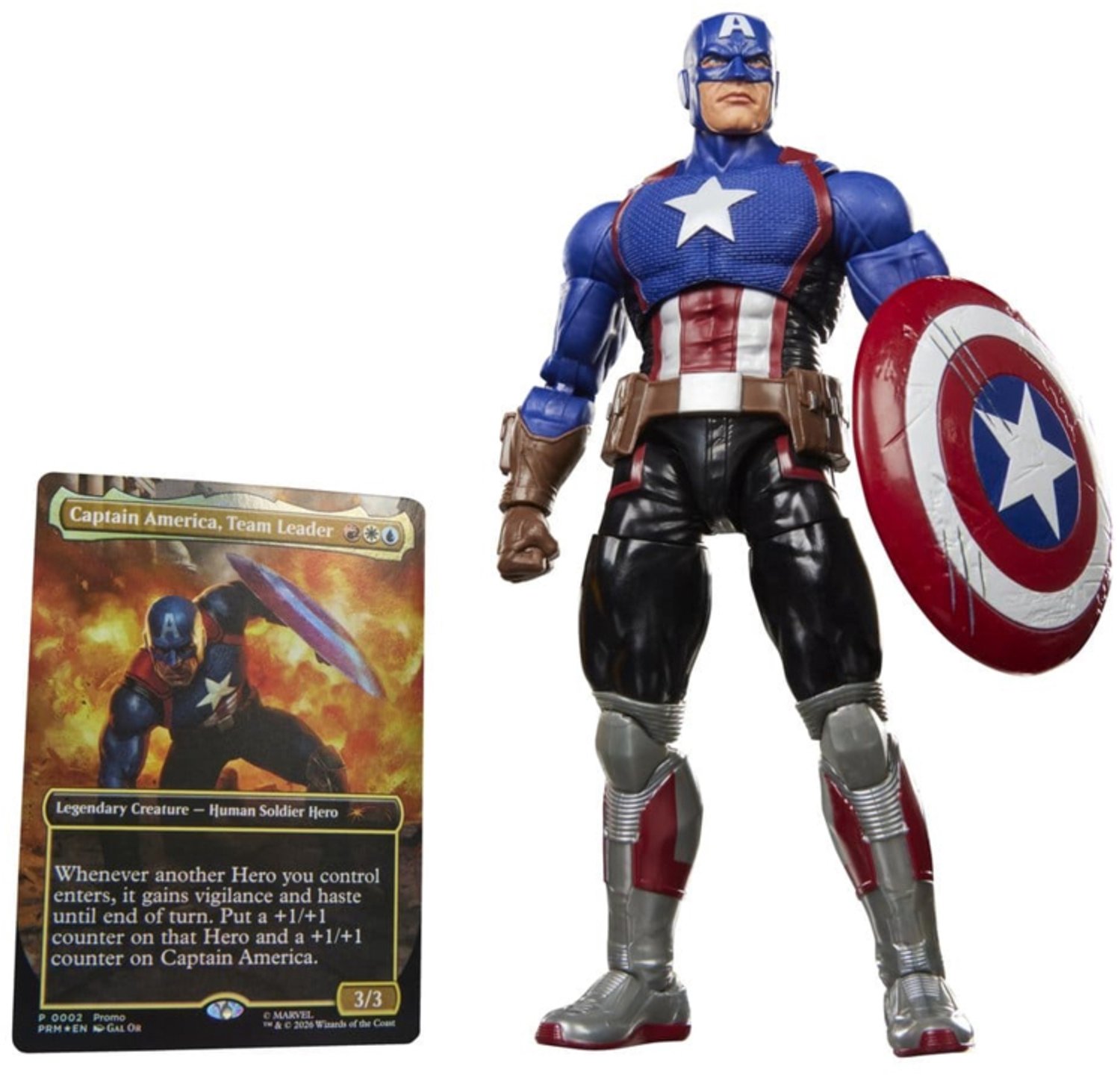 Magic The Gathering: Marvel Super Heroes Marvel Legends Action Figure Captain America (Avengers: Twilight) 15 cm