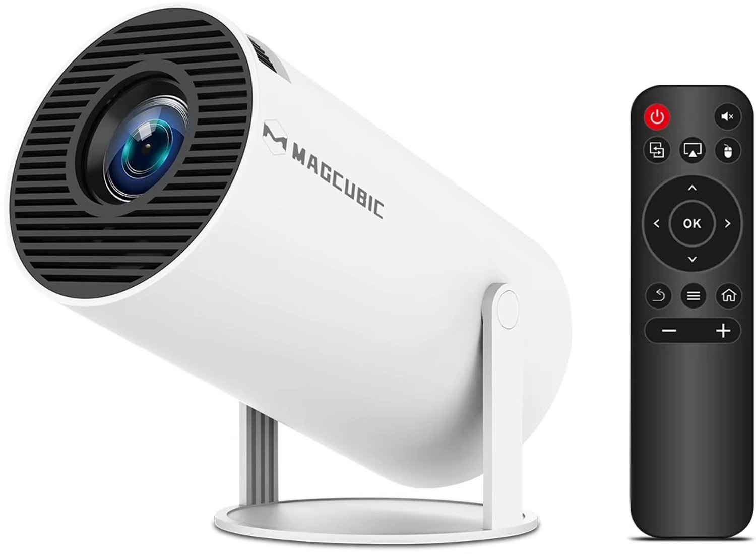 CreateEcom beamer - projector - 8K - Android 14 Projector - Wifi6 - 290ANSI - BT5.4 - 1080P 1280*720P - Cinema Buitenprojector - Draagbaar - wit