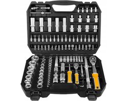Hoteche 110-delige Doppenset 1/4" & 1/2" - Duurzame Staal