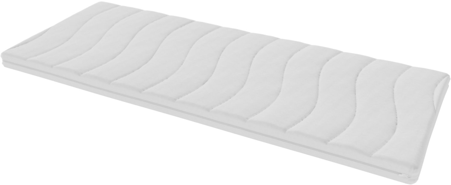 Toros Bedden Topper 80x200 - 9 cm HR Koudschuim - Topmatras / Topdekmatras - Afritsbare Bamboe Hoes - Wasbaar - Anti -allergisch - Hotelkwaliteit wit