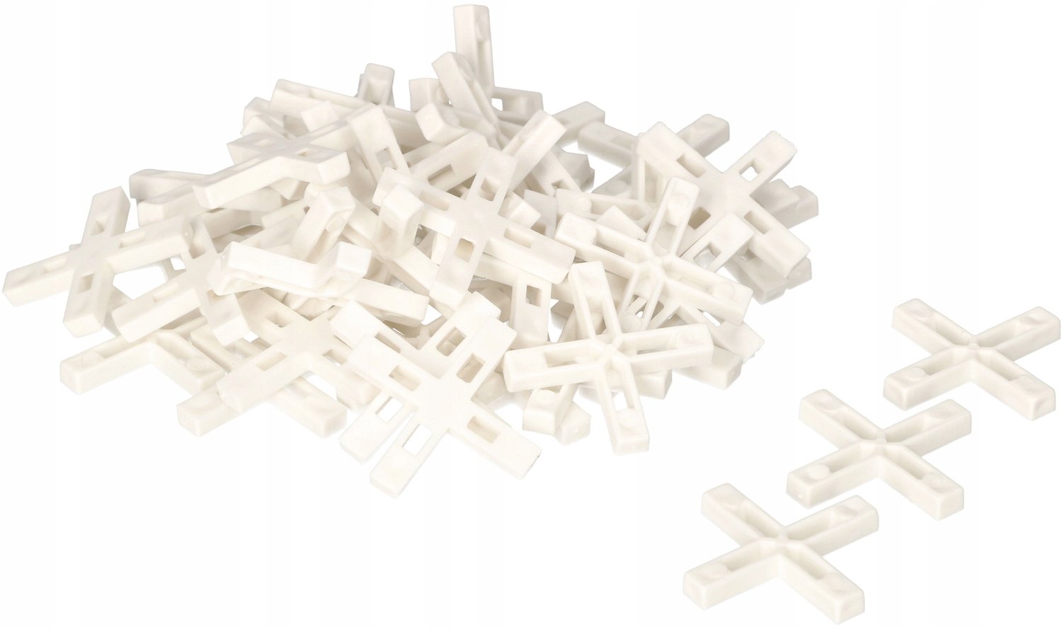 40x Distantie-kruisjes 6 mm voor Tegels - Egaliseren & Voegen