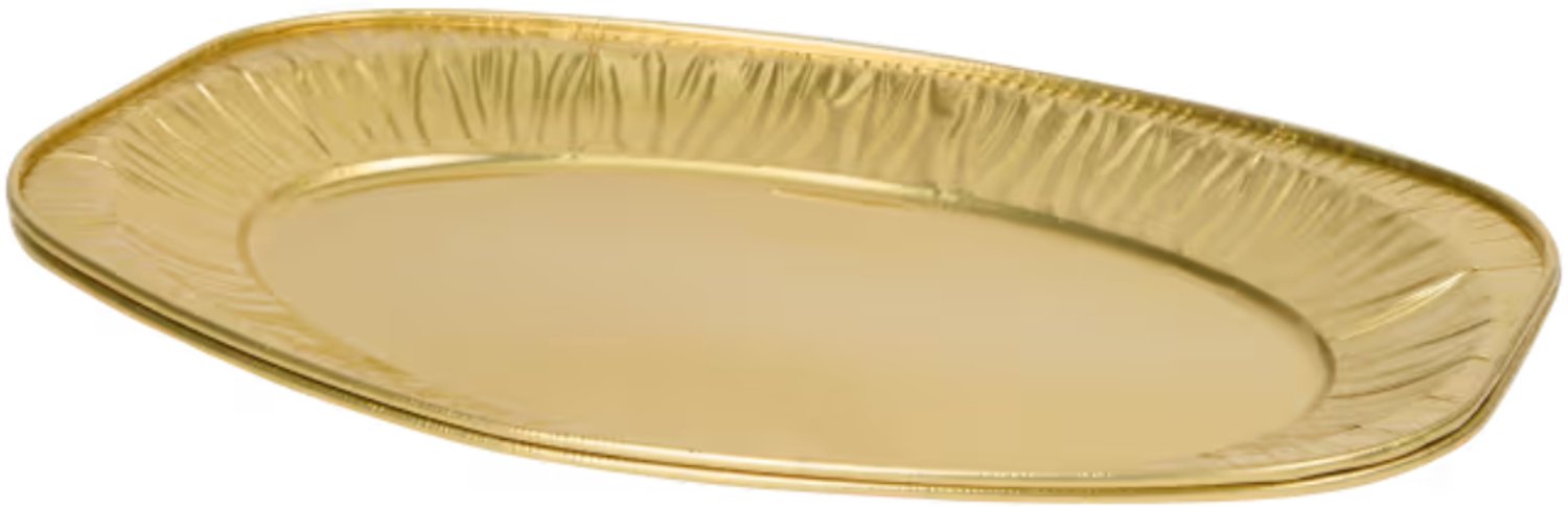 2 Stuks Dumil Serveerschalen 35 x 24 cm - Goud
