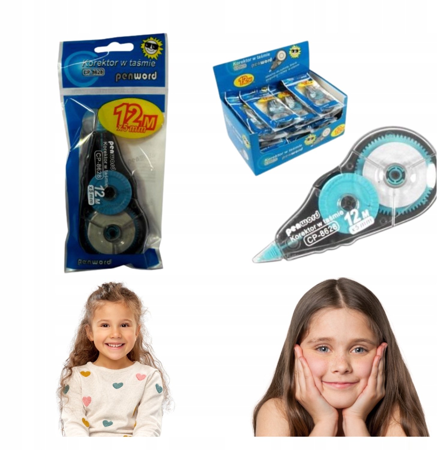 Penword Roltape Corrector 5mm x 12m - Ideaal voor Kantoor & School