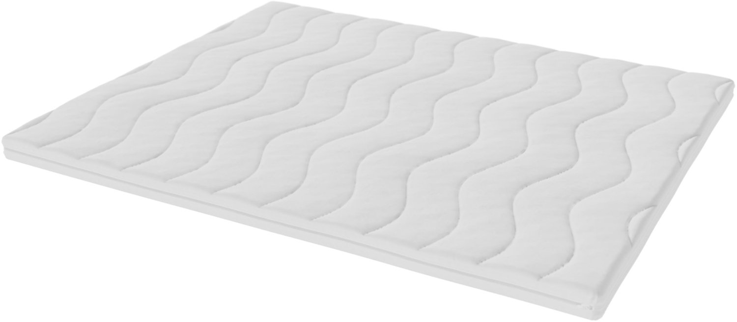 Toros Bedden Topdek Matras - Topper Hydro Hotel Bamboe Deluxe 160 x 200 x 9 cm dik Wit