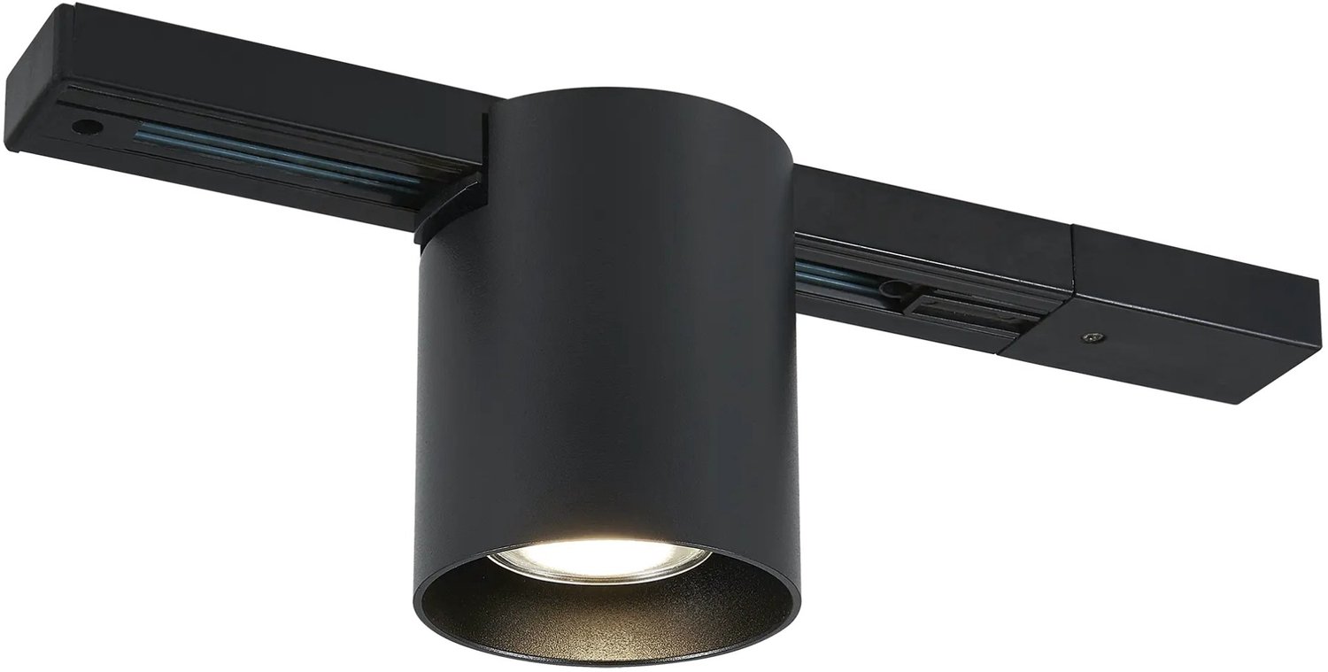 Babar railspot voor monofase railsysteem, 1x GU10 (excl. lichtbron), zwart aluminium, IP20, 220-240V