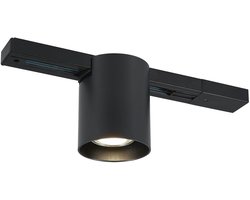 Babar railspot voor monofase railsysteem, 1x GU10 (excl. lichtbron), zwart aluminium, IP20, 220-240V