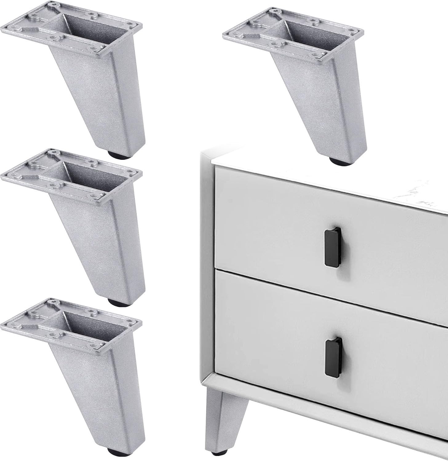 Set van 4 Meubelpoten voor Stoelen en Tafels, Verstelbare Hoogte, Duurzaam en Stijlvol Design
