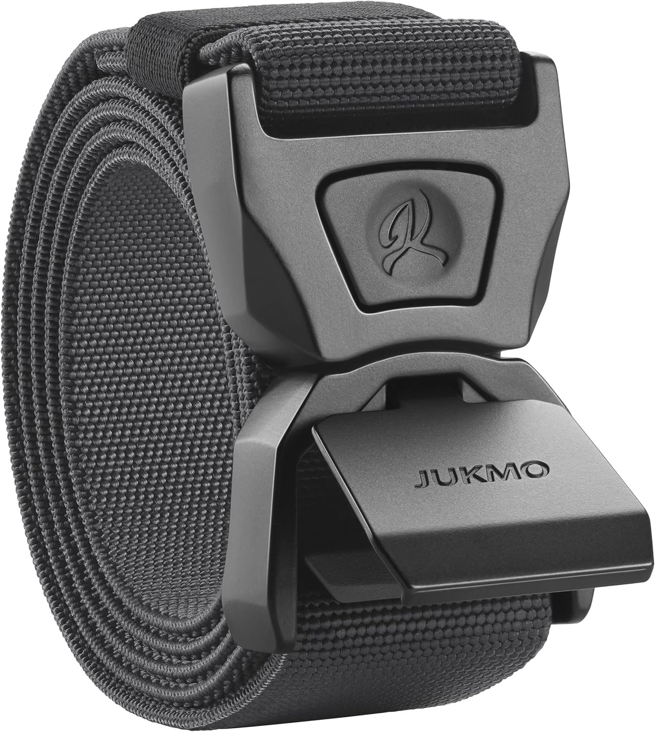 JUKMO Quick Release Tactical Belt, Military Work 1.5" Nylon Web Golf Belt With Heavy Duty Seatbelt Buckle - ShopVlot