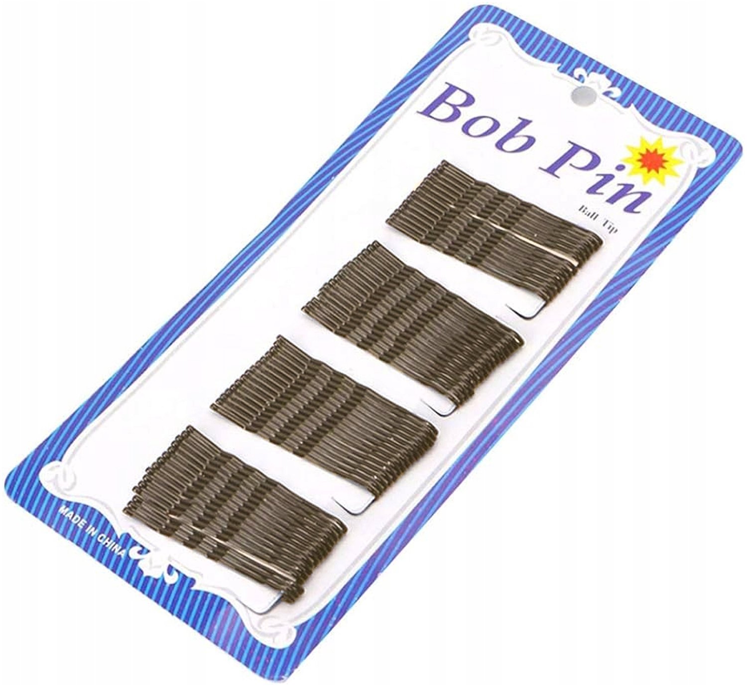 Set van 48 Bruine Haarschuifjes - 5cm Kort
