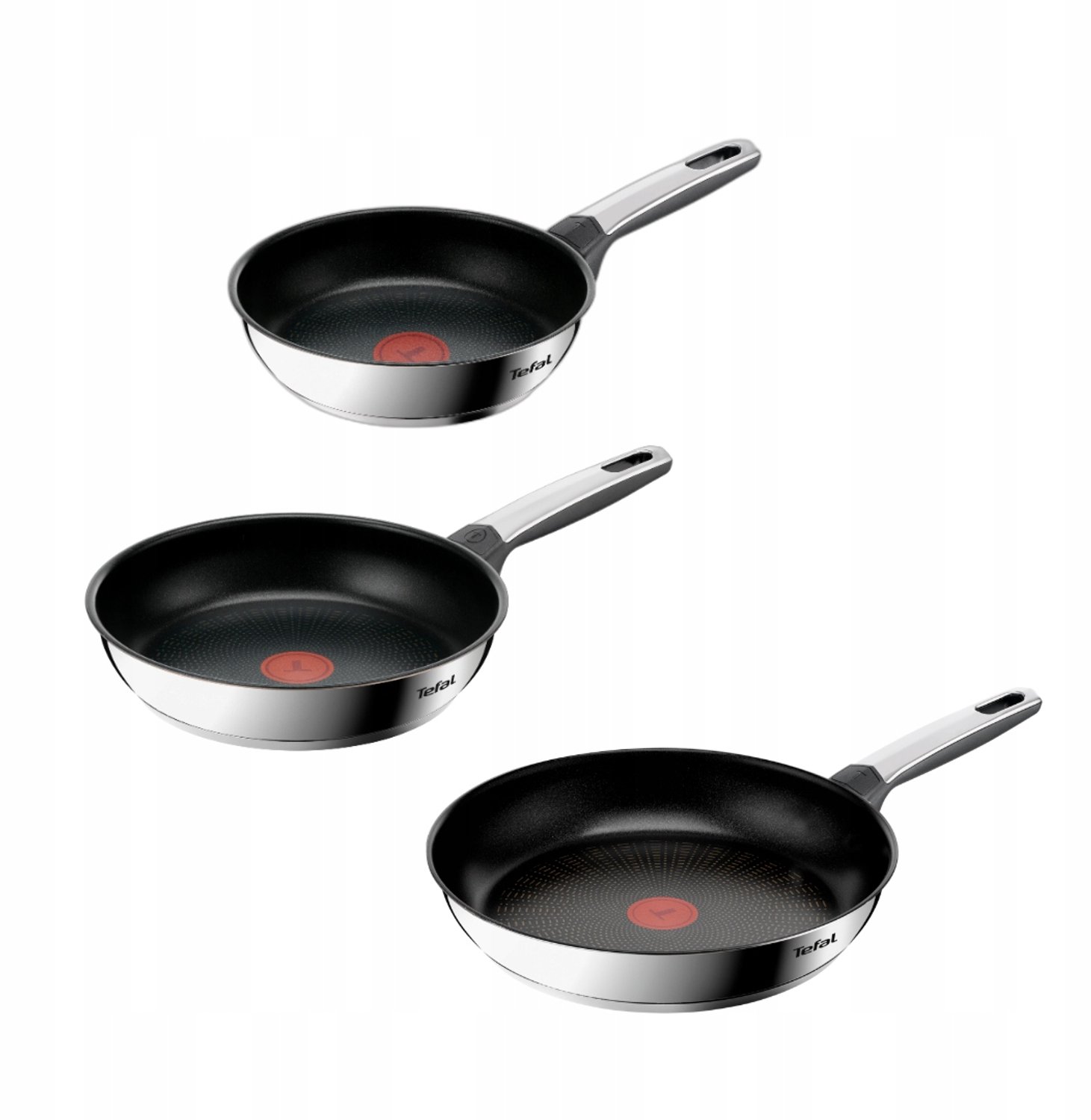 Tefal Emotion+ Pannenset RVS 20/24/28cm - Inductie Geschikt
