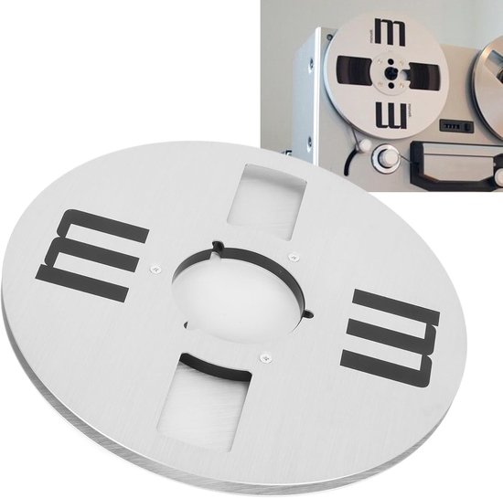 Lege 10.5 Inch Tape Reel met 4 Gaten voor Universele Geluidsopnames, Verbeterde Geluidskwaliteit en Open Spoel Machine — afbeelding 3