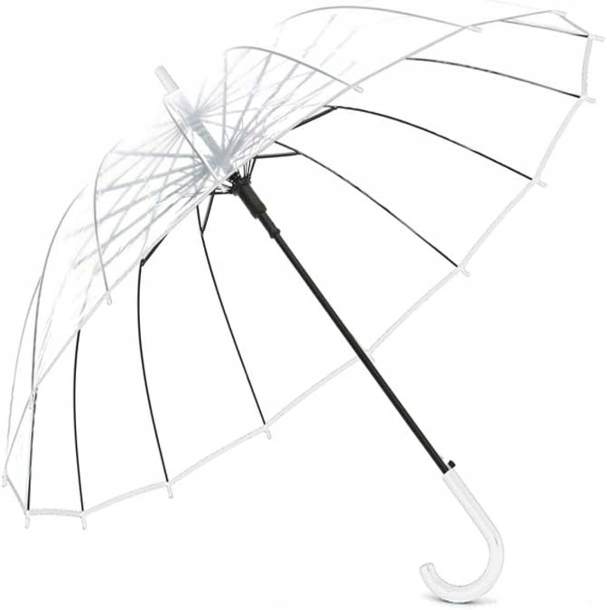 Transparante Trouwparaplu - Elegante Bescherming voor Uw Speciale Dag