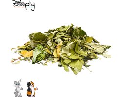 Zooply Lindeblad - Kruiden & Snacks - 100% natuurlijk - Voor konijnen & cavia's - 350 gram