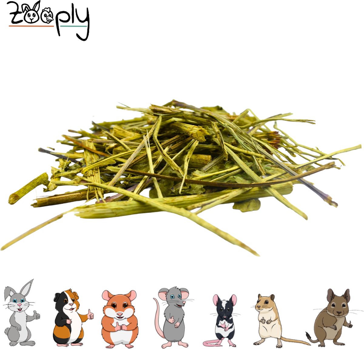 Zooply Echinacea - Kruiden & Snacks - 100% natuurlijk - Voor konijnen & cavia's - 250 gram