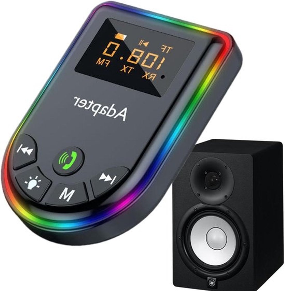Draadloze Audioadapter - Zender Ontvanger Set - Muziek Streamen Auto - Bluetooth 5.3 Chip