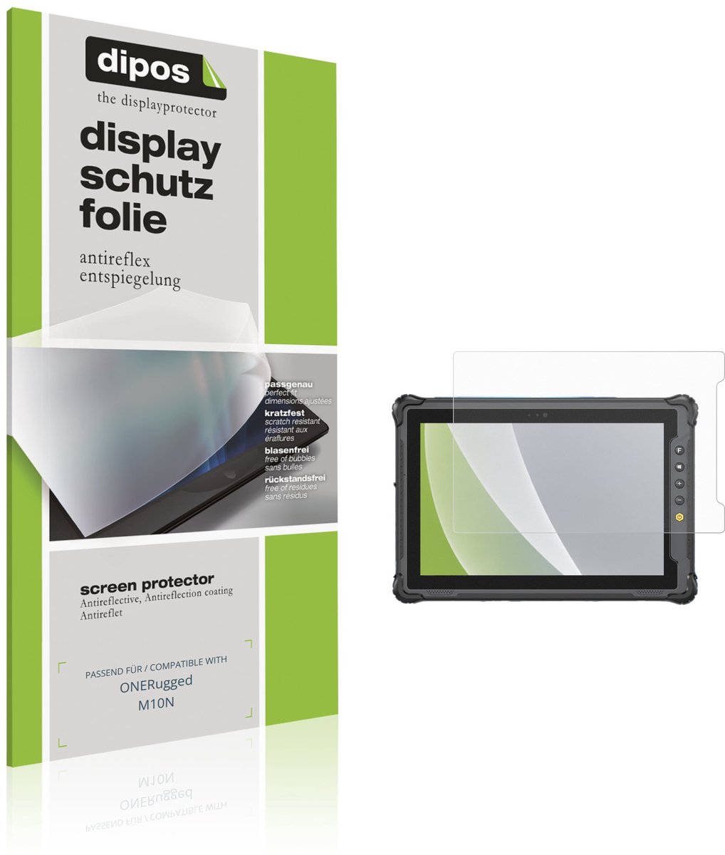 dipos – 2x Matte Beschermfolie geschikt voor ONERugged M10N | Krasbestendige & antireflecterende Screenprotector Ultra-Thin