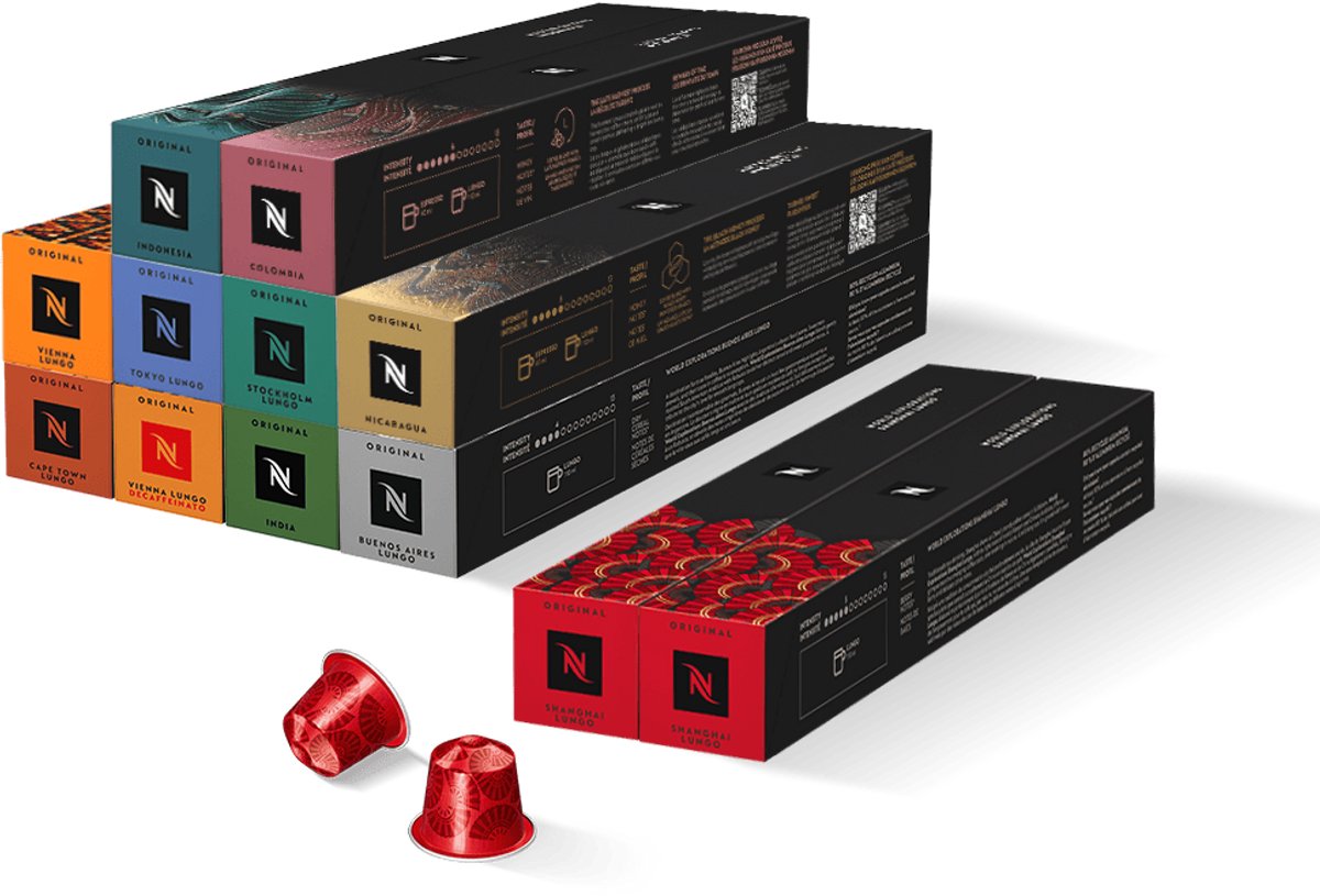 Nespresso - Original - Lungo Pakket - 120 capsules (20 capsules gratis)