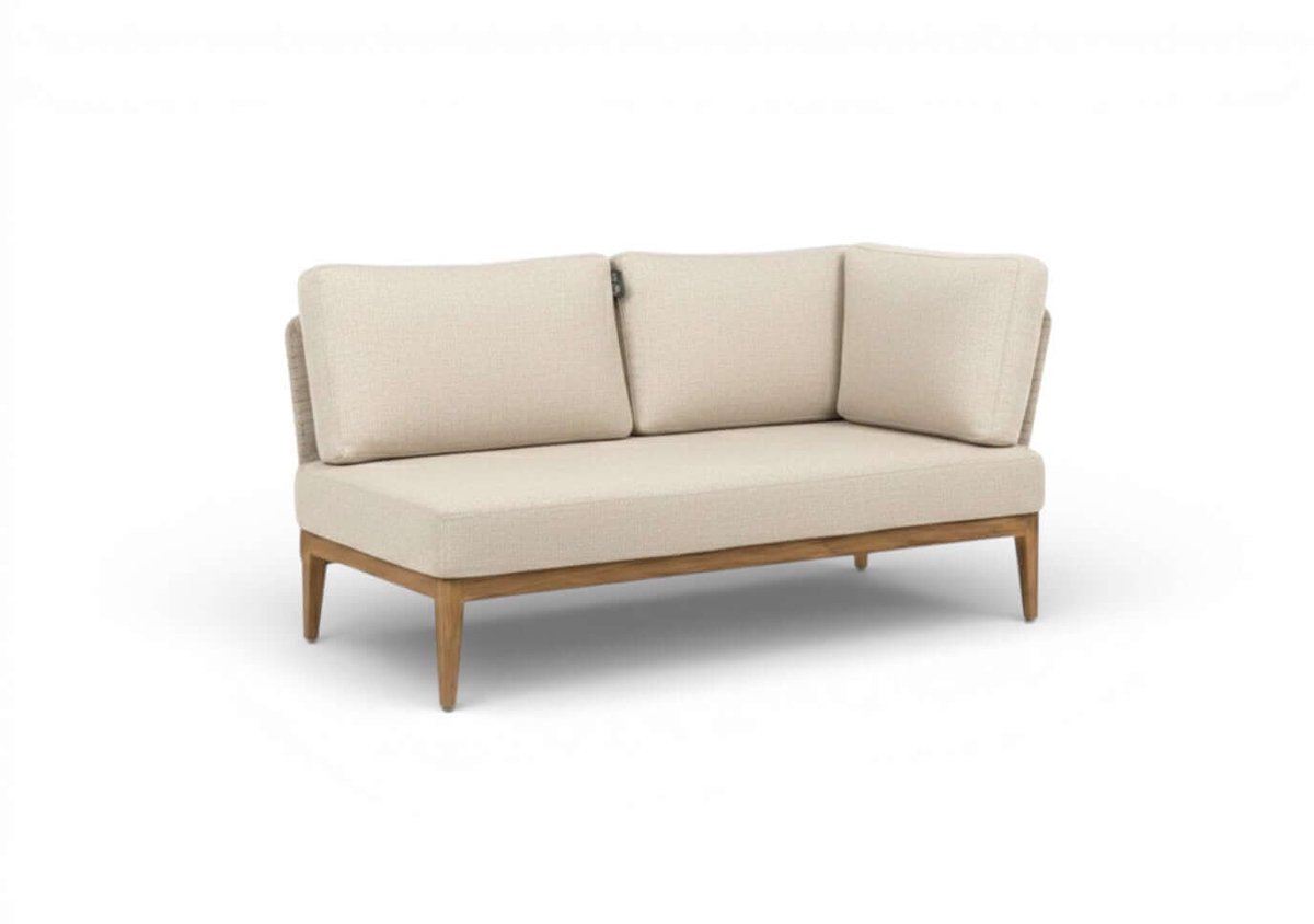 Apple Bee Lisa Teak Loungeset Nr. 4 - 221x280 cm - Rechts Lang