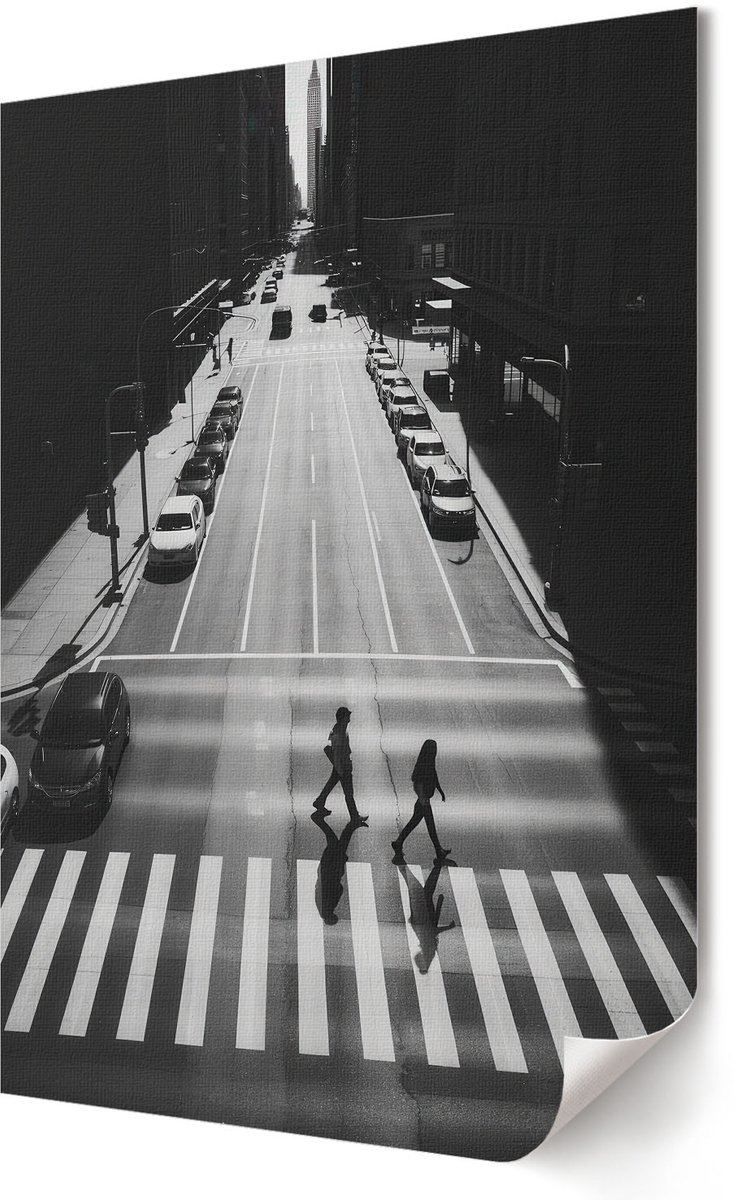 Coloray Polycanvas Wandposter - Kleurrijk Gezicht, Illustratie - A2 - Roze Patroon - Rechthoek - Wandkunstwerk - Woonkamer, Slaapkamer, Kantoor - Popcultuur
