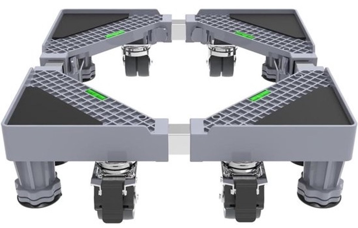Verrijdbare Onderstel - Was machina Onderstel - Apparaten Verplaatsen - Verstelbare Afmetingen - 27.5-35.4 inch - Grijs