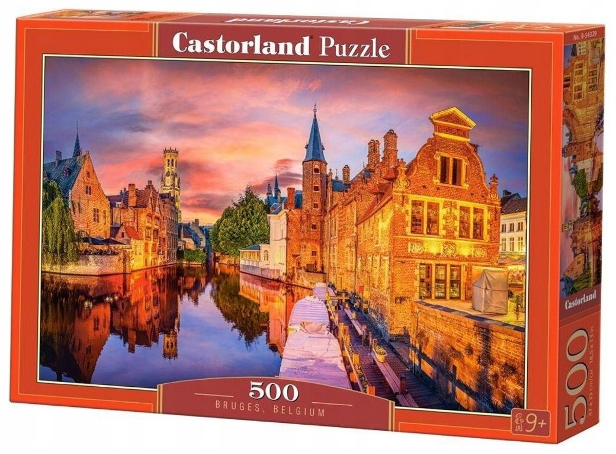 Castorland Puzzel 500 Stukken - Brugge, België