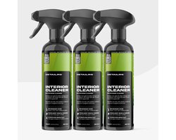 Detailrs Interior Cleaner 3-pack - Interieurreiniger Auto - Interior Cleaner Auto - Auto Reiniger - Allsreiniger Interieur - 1.5L