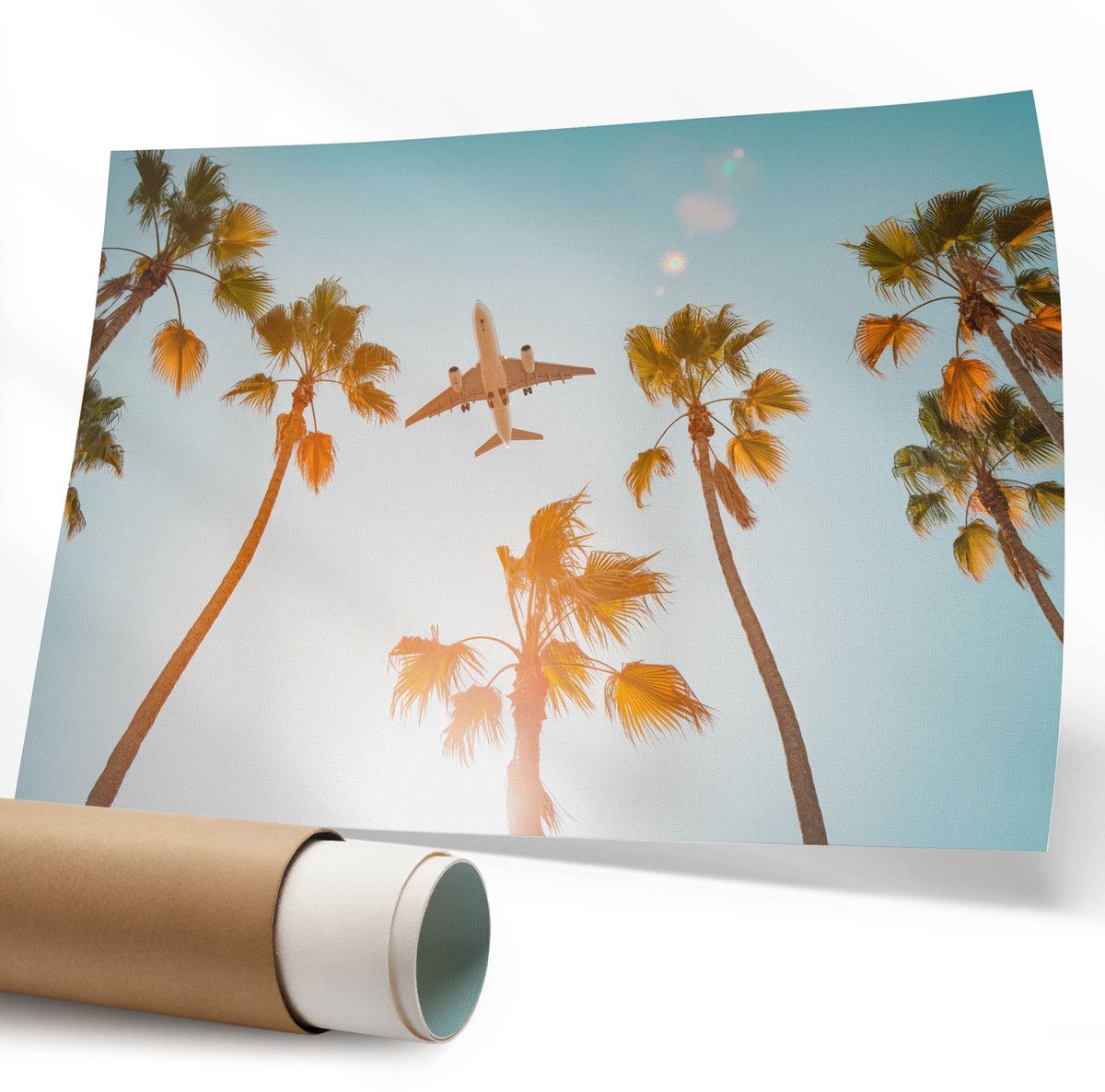 Coloray Canvas Poster Polycanvas - Bierwereld, Illustratie - 594 x 840 mm - Beige Poster - Rechthoek - Decoratieve poster - Kantoor - Retro
