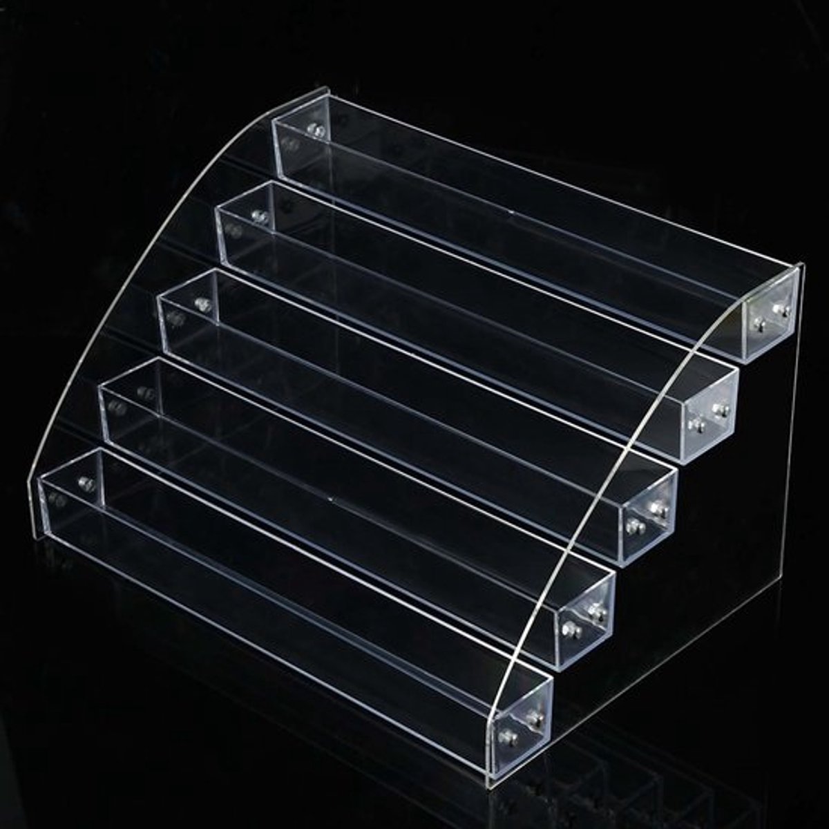 ONF3 - Nagellak Organizer - Acryl Nagellak Stand - Transparante Houder - 5 Niveaus - Cosmetica Opslag - Geschikt voor Slaapkamer - 50 Flessen