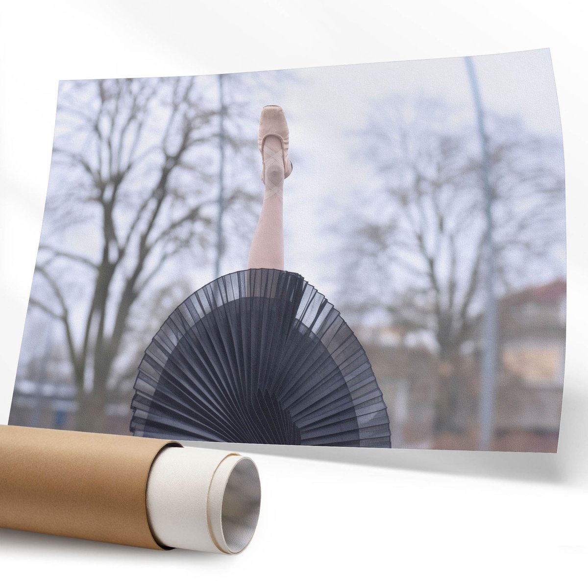 Coloray Polycanvas Wandposter - Noorderlicht, Fotografie - 594 x 840 mm - Groen Illustratie - Rechthoek - Canvasposter - Woonkamer - Modern