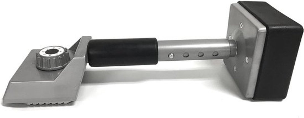 Tapijt Kniekicker - Tapijtspanner Brancard - Vastzetten Vloerbedekking - Verstelbare Spikes Handvat - Regular - Zilver