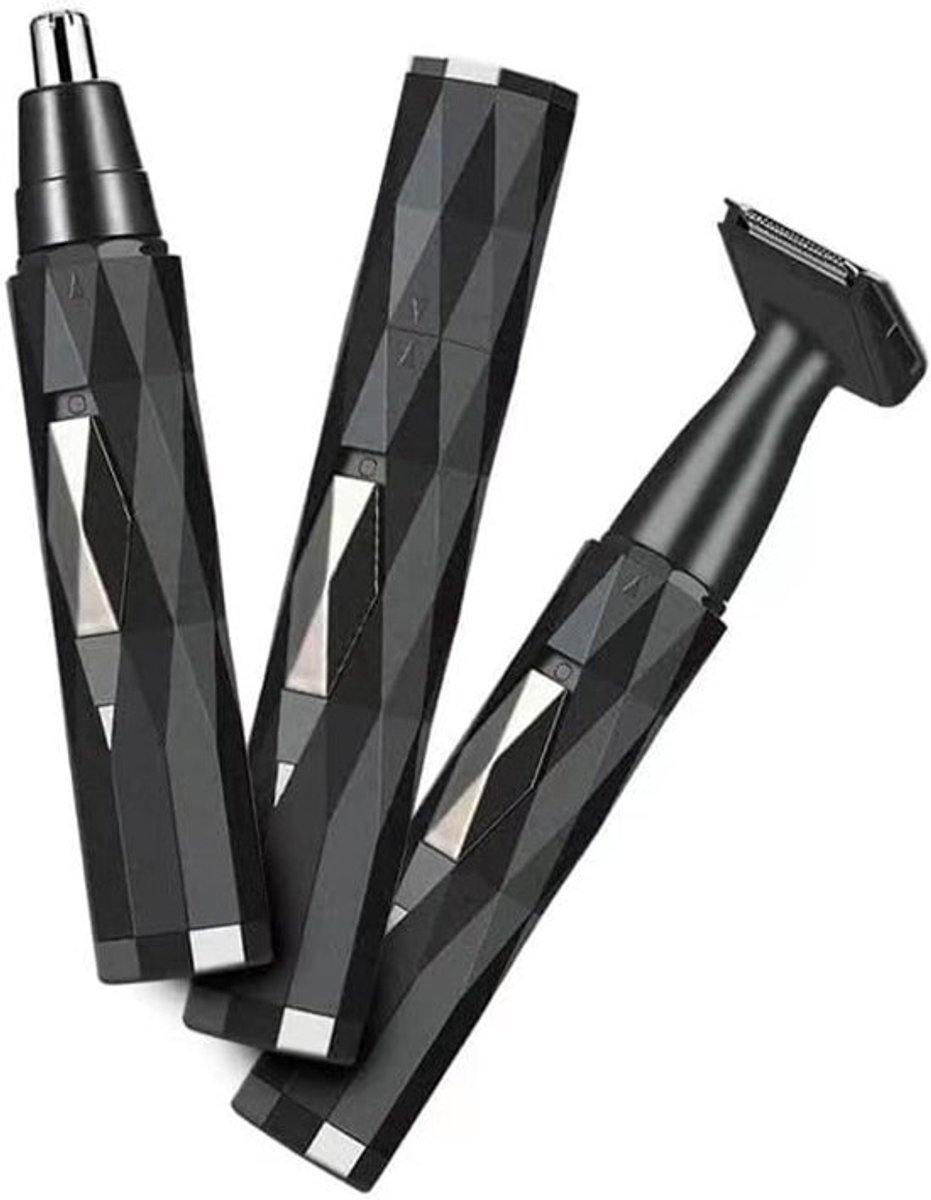 Neushaartrimmer - Oor trimmer - Pijnloos trimmen - Roestvrij staal - USB-aangedreven