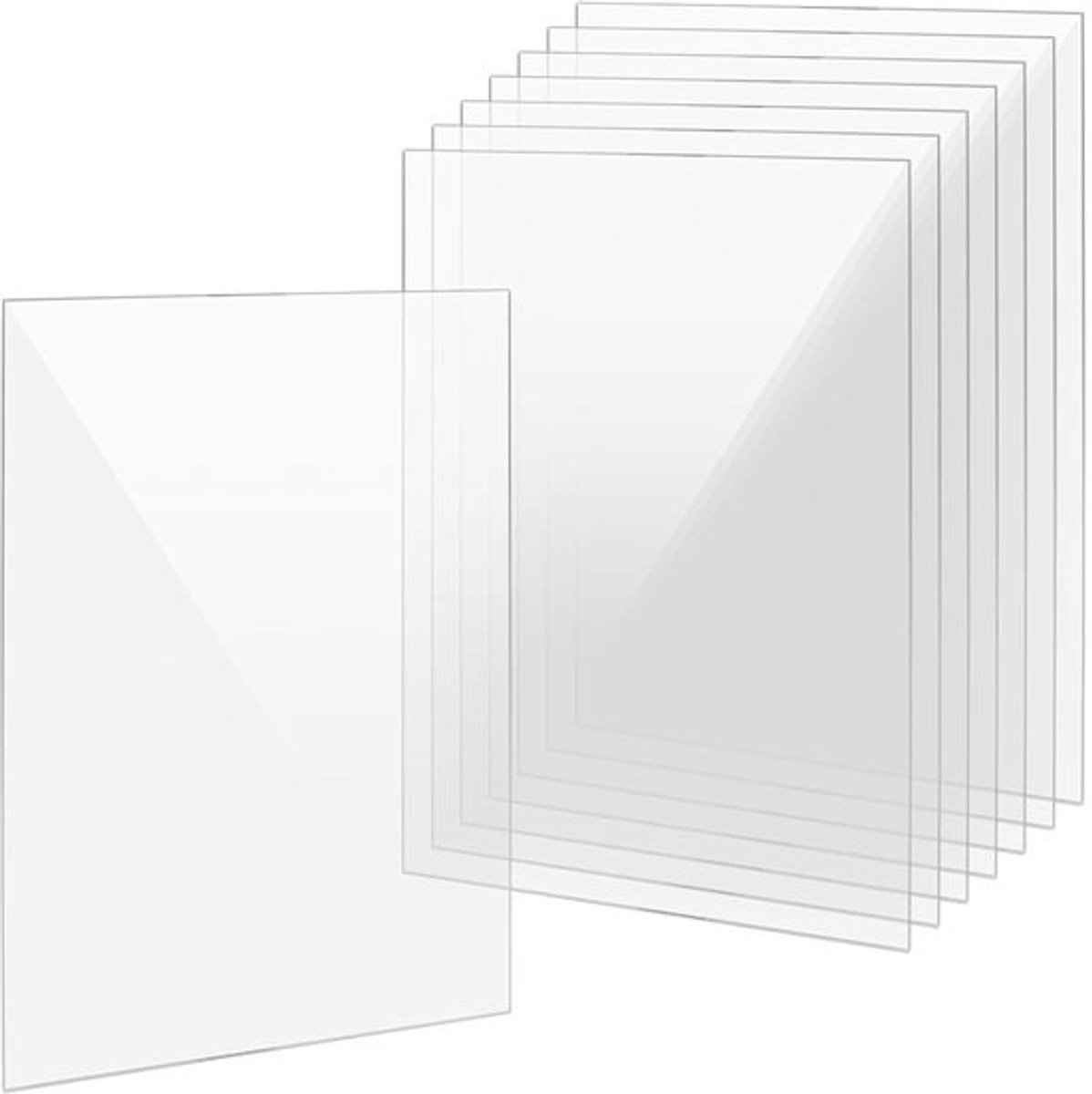 Acryl Platen - Kunststof Vellen - Hobby & Ambacht - Hoge Transparantie - A4 Formaat 2mm - Transparant