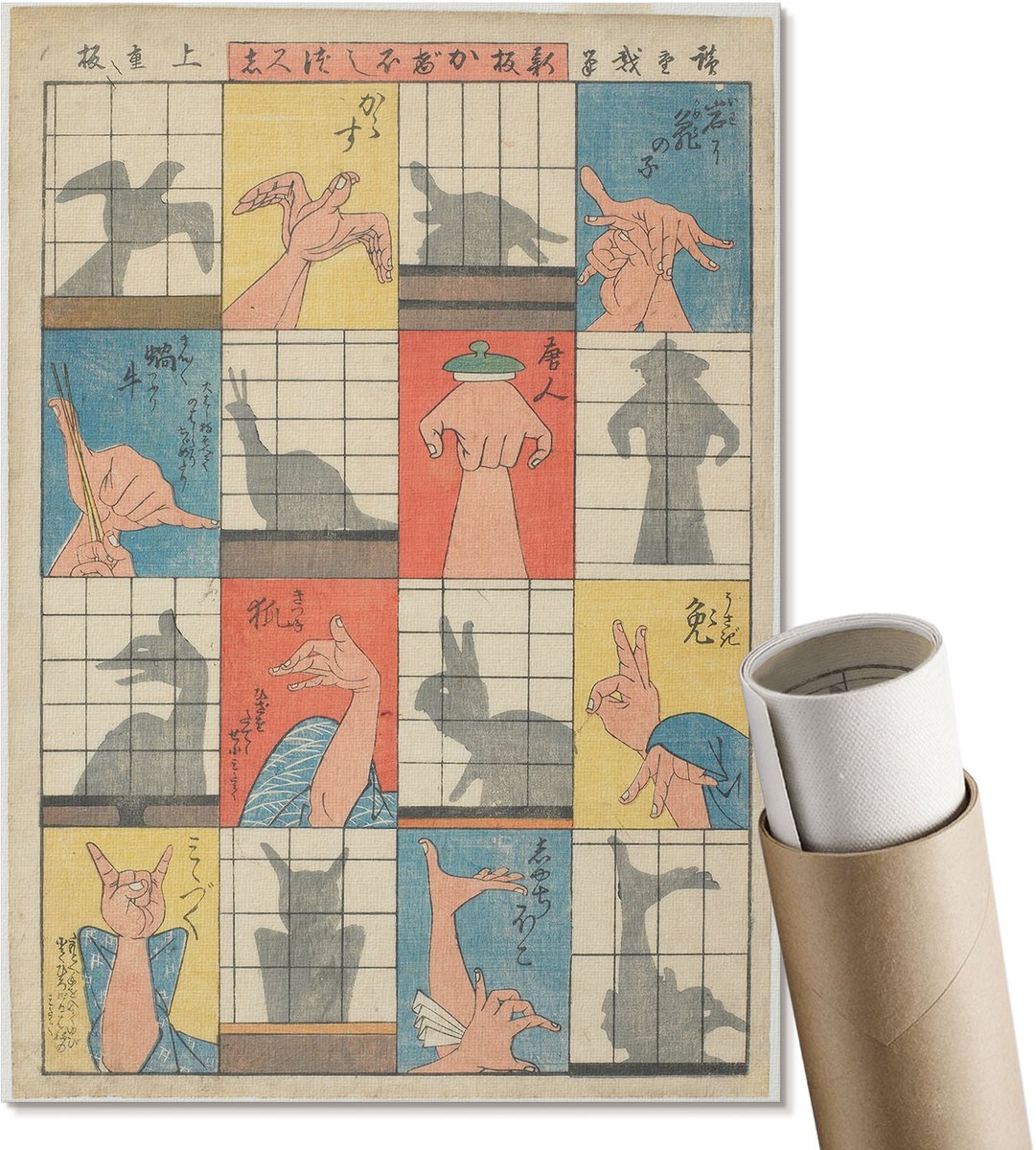 Coloray Polycanvas Wandposter - Olifant En Vrede, Fotografie - A3 - Grijs Illustratie - Rechthoek - Interieurdecoratie - Woonkamer, Slaapkamer, Kantoor - Klassiek