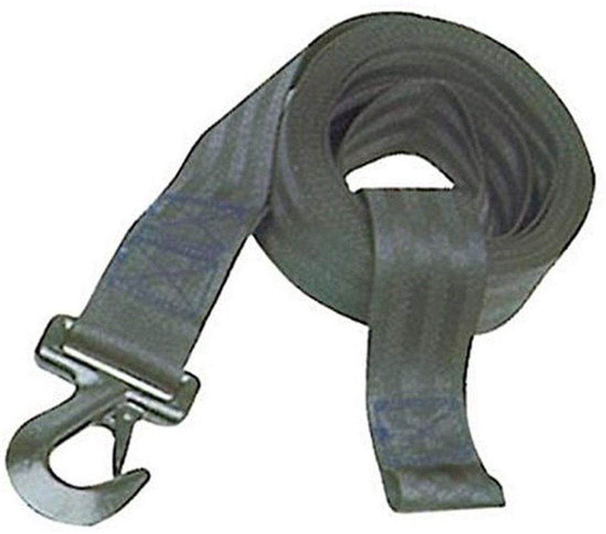 Nylon Lierriem - Bootlier Band - Boot Traileren - Met Karabijnhaak - 75 Meter