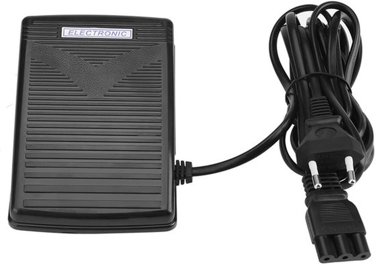 Pedal Maquina de Coser - Voetpedaal voor Naaimachine - Huishoudelijk gebruik - EU-stekker 220V - Naaimachineonderdelen - Geschikt voor th...