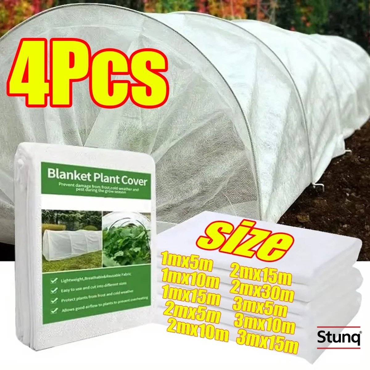 Stunq® Plantenbeschermhoes 4 stuks - Winterbescherming voor Planten