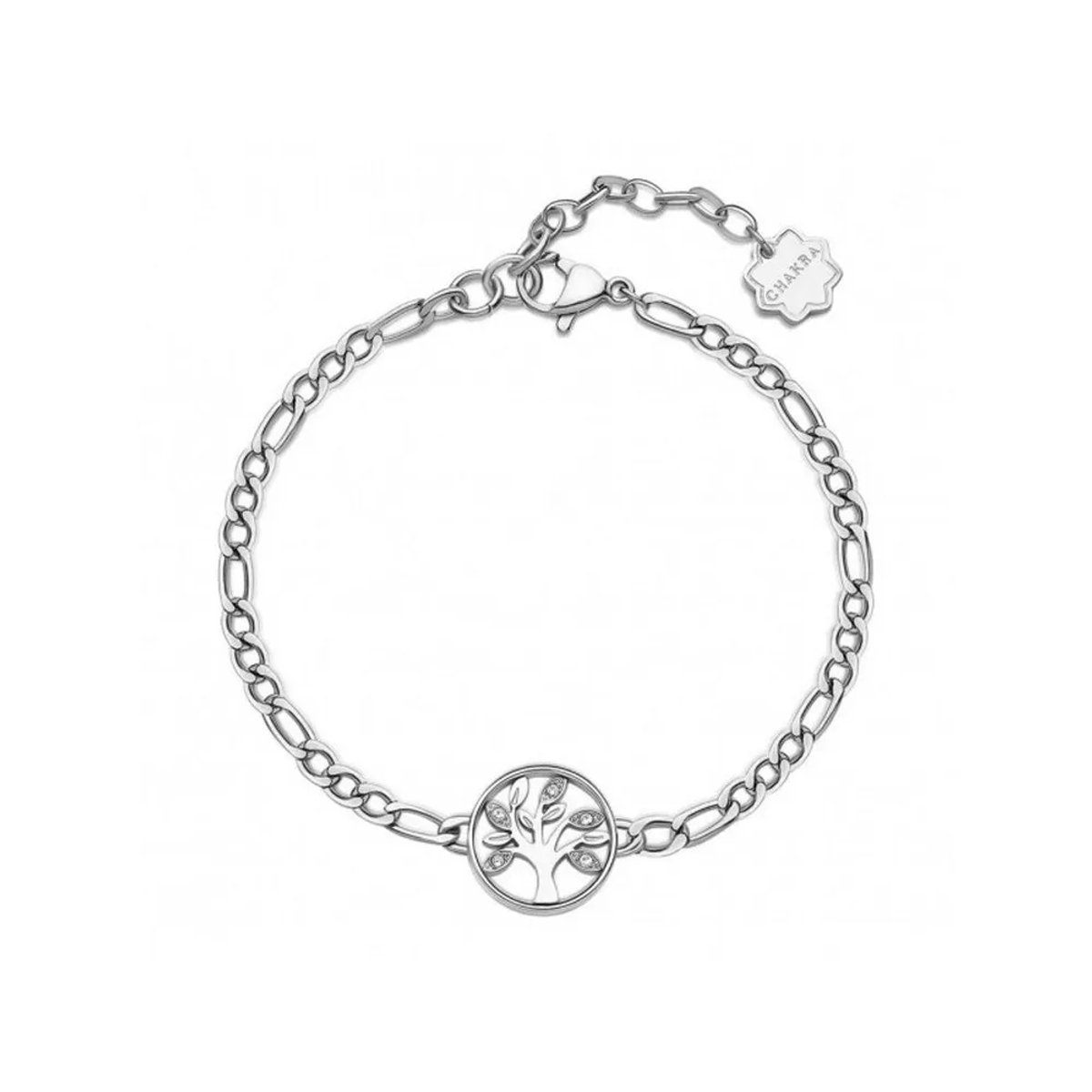 BROSWAY CHAKRA BHKB143 STAINLESS STEEL LEVENSBOOM ARMBAND MET KRISTALLEN 1 STUK