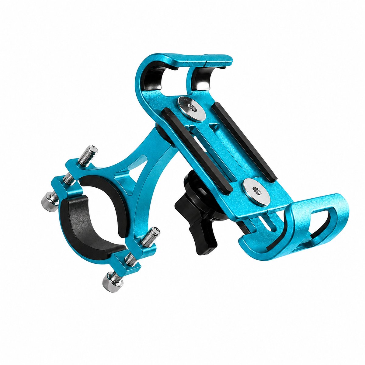 Cloudy Aluminium Telefoonhouder Fiets – 360° Draaibaar – Blauw