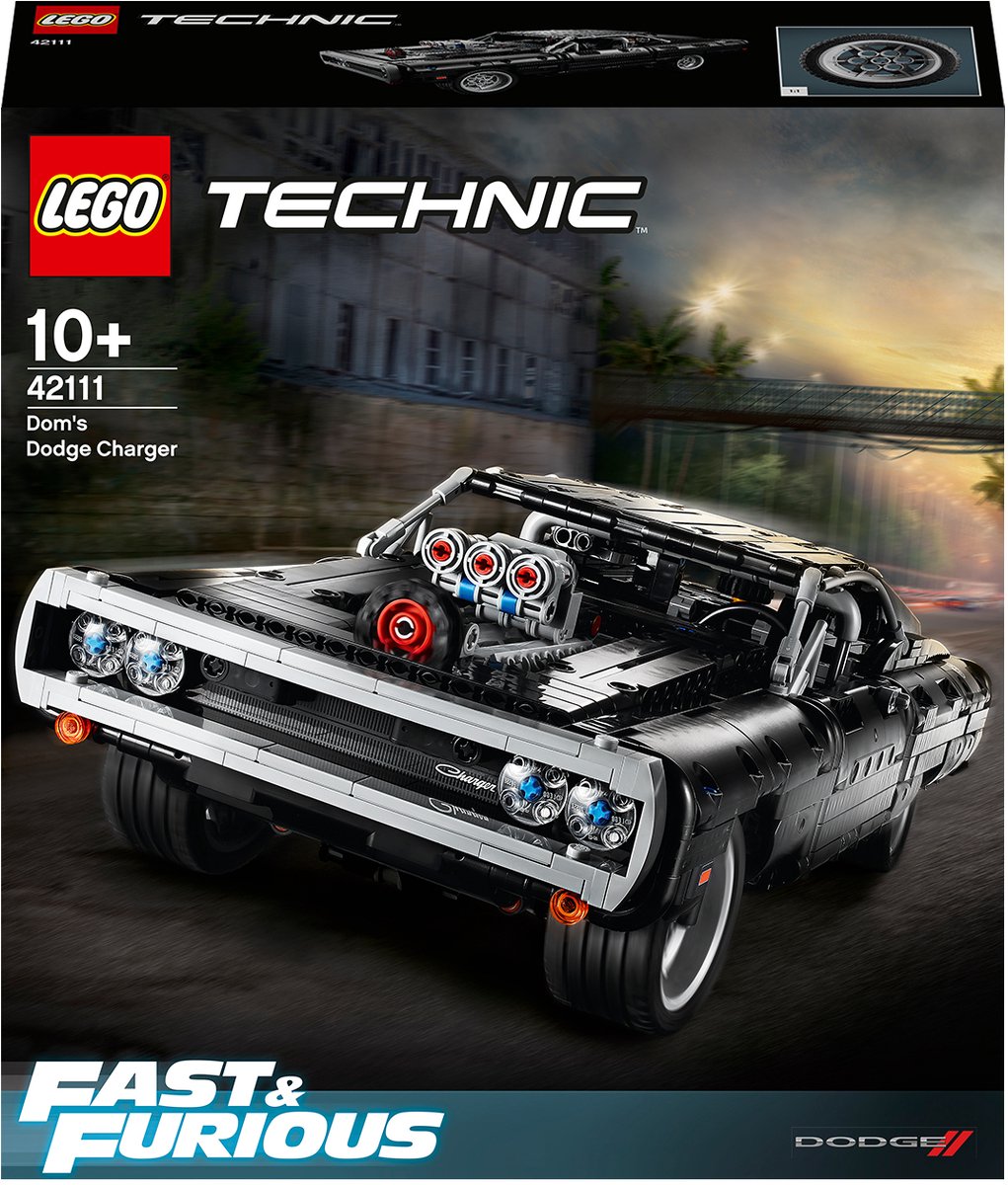 Bol.com LEGO Technic Dom's Dodge Charger 42111 aanbieding