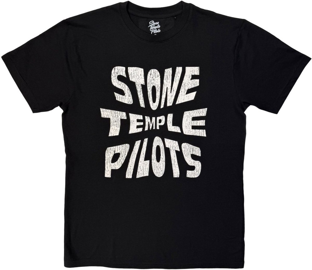 Stone Temple Pilots - Logo Mono Heren Tshirt - 2XL - Zwart/Wit