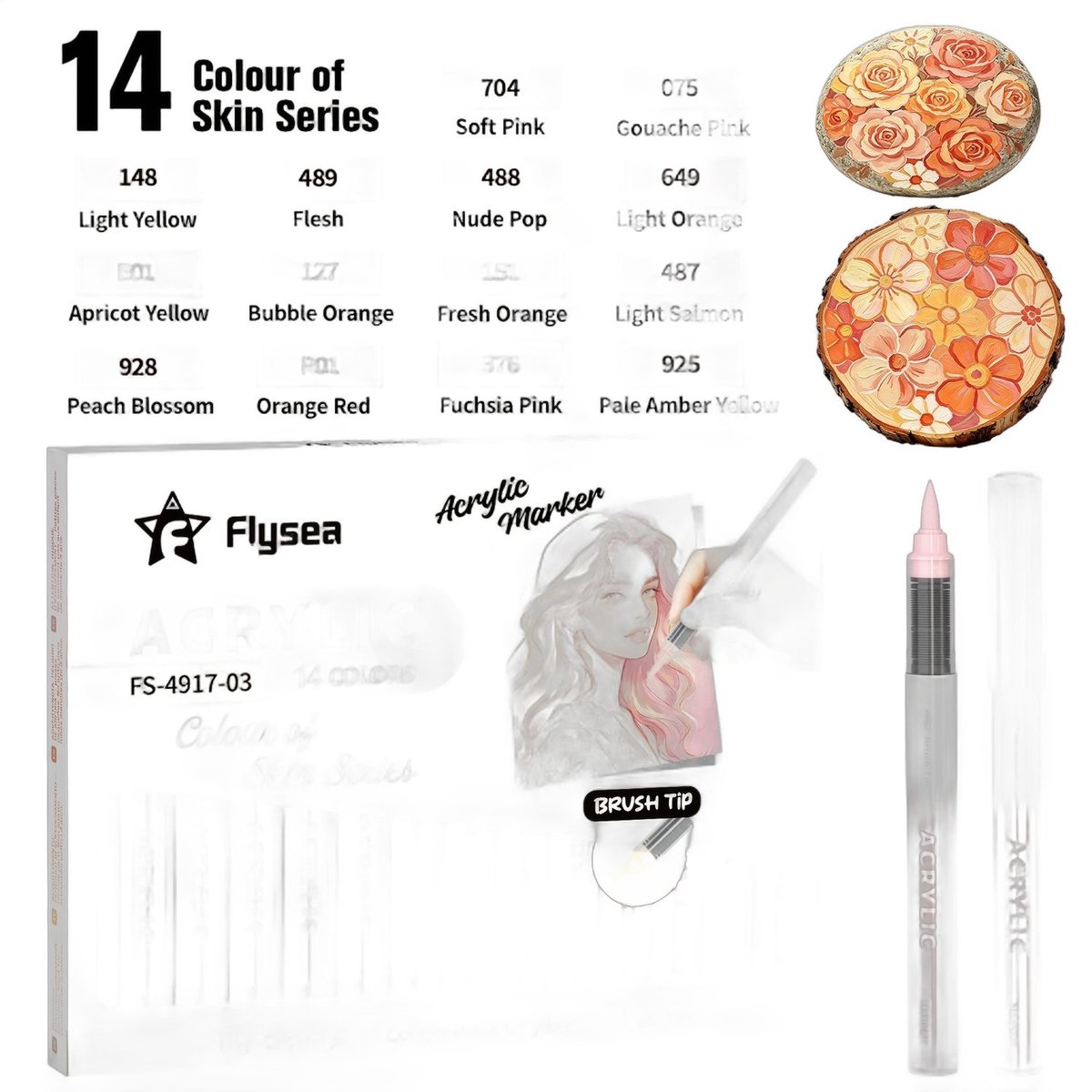 Currero Aquamarkers - Twinmarkers - Brushpennen - Stiften - Markeerstiften Op Waterbasis - Dual Tip - Tekenen En Kleuren - Roze 14 Stuks