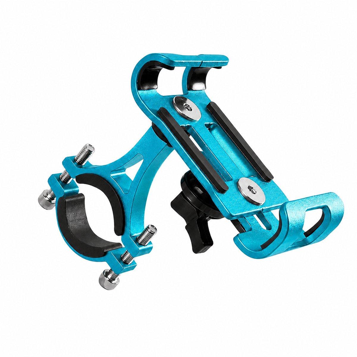 Cloudy Aluminium Telefoonhouder Fiets – Vaste Stand – Blauw
