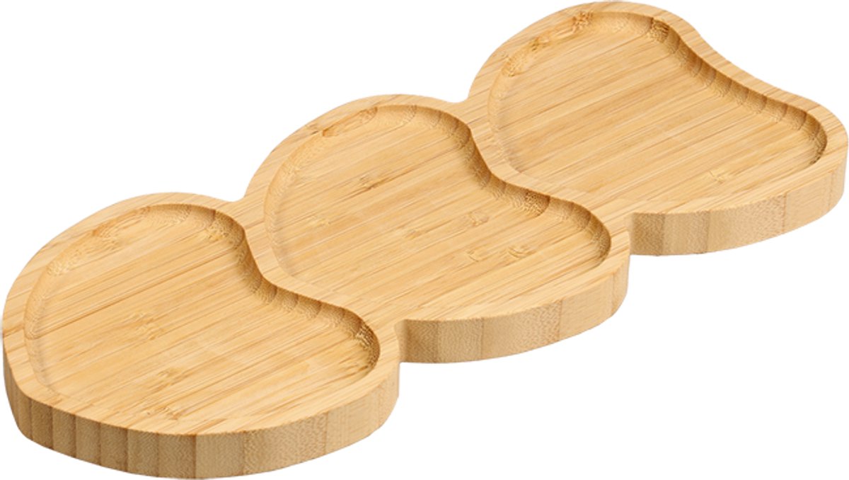 Serveerplank, FSC Bamboe, Love(Hartvormig), 35x15cm