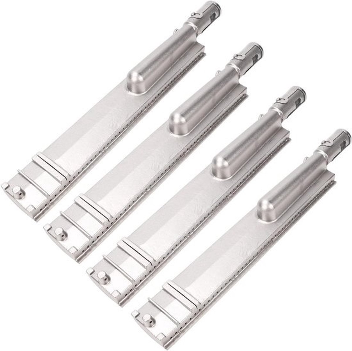 Grill Branderbuizen - BBQ Branders RVS - Barbecueën - Gelijkmatige Warmte - 41 x 27 x 5 cm - Zilver